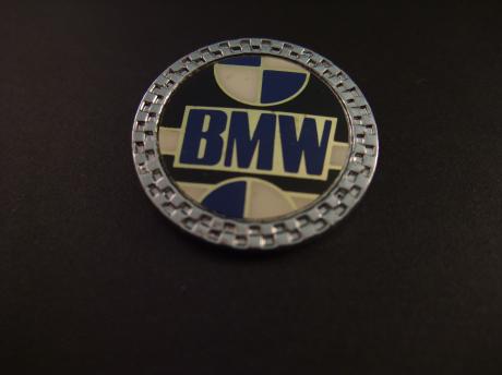 BMW motorfietsen rond logo zilverrand
